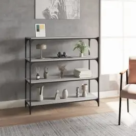 Raamatukapp, Hall Sonoma, 100 X 33 X 100 cm Tehispuit Ja Teras