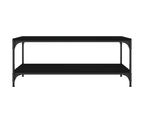 Kavos Staliukas, Juodos Spalvos, 100X50X40cm Apdirbta Mediena