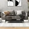 Kafijas Galdiņš, Melns, 80X50X40 Cm, Inženierijas Koks Vidaxl