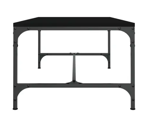 Kavos Staliukas, Juodas, 100X50X35cm Apdirbta Mediena