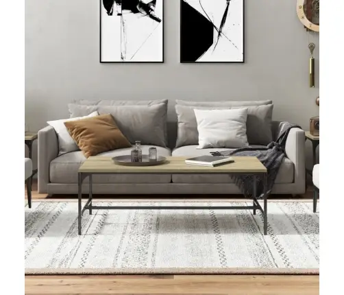 Kafijas Galdiņš, Ozola Krāsa, 100X50X35 Cm, Inženierijas Koks Vidaxl