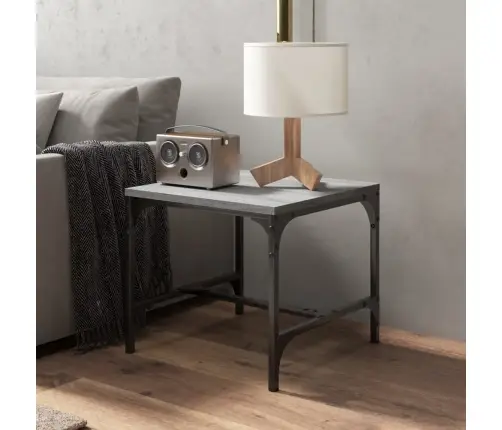 Kafijas Galdiņš, Pelēka Ozola, 50X50X35 Cm, Inženierijas Koks Vidaxl