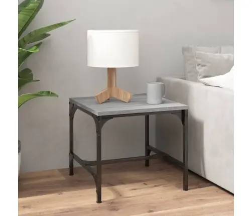 Kafijas Galdiņš, Pelēka Ozola, 50X50X35 Cm, Inženierijas Koks Vidaxl