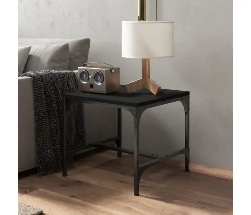 Lisalaud, Must, 40 X 40 X 35 cm Tehispuit