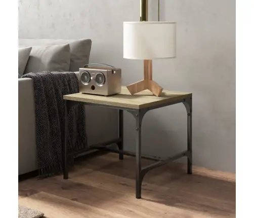 Galdiņi, 2 Gab., Ozolkoka Krāsa, 40X40X35 Cm, Inženierijas Koks Vidaxl