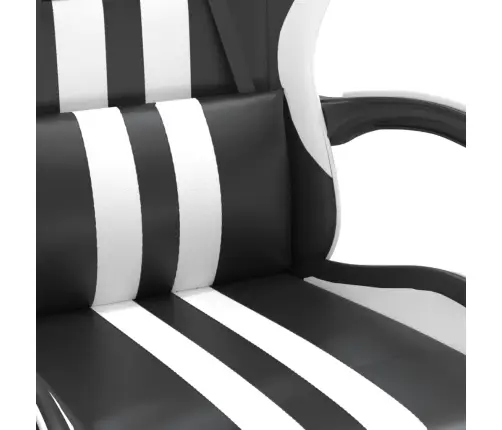 Pasukama Žaidimų Kėdė, Juodos Ir Baltos Spalvos, Dirbtinė Oda