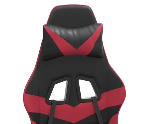 Datorspēļu Krēsls, Melna Un Vīnsarkana Mākslīgā Āda Vidaxl