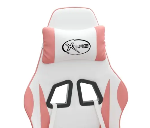 Pasukama Žaidimų Kėdė, Baltos Ir Rožinės Spalvos, Dirbtinė Oda