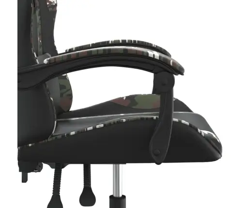 Datorspēļu Krēsls, Melna Un Kamuflāžas Mākslīgā Āda Vidaxl