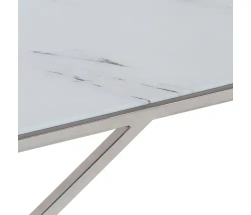 Kafijas Galdiņš, Sudrabains, Nerūsējošs Tērauds, Rūdīts Stikls Vidaxl Kafijas Galdiņš, Sudrabains, Nerūsējošs Tērauds, Rūdīts Stikls Vidaxl