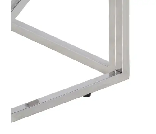 Kohvilaud, Hõbedane, Roostevaba Teras Ja Akaatsiapuit