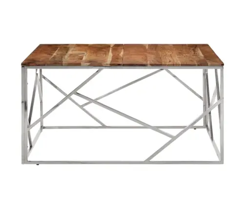 Kafijas Galdiņš, Nerūsējošs Tērauds, Akācijas Masīvkoks Vidaxl