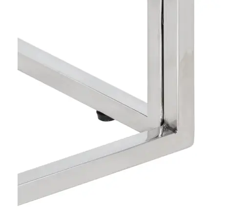 Kafijas Galdiņš, Nerūsējošs Tērauds Un Pārstrādāts Masīvkoks Vidaxl