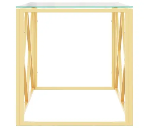 Kafijas Galdiņš, 110X45X45 Cm, Nerūsējošs Tērauds Un Stikls Vidaxl Kafijas Galdiņš, 110X45X45 Cm, Nerūsējošs Tērauds Un Stikls Vidaxl
