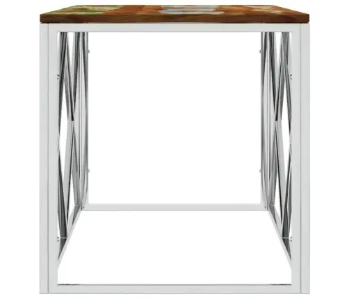 Kavos Staliukas, Nerūdijantis Plienas Ir Perdirbta Mediena Kavos Staliukas, Nerūdijantis Plienas Ir Perdirbta Mediena