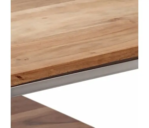 Konsoles Galds, Nerūsējošs Tērauds, Akācijas Masīvkoks Vidaxl