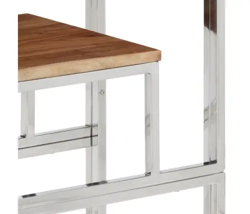 Konsolinis Staliukas, Nerūdijantis Plienas Ir Akacija