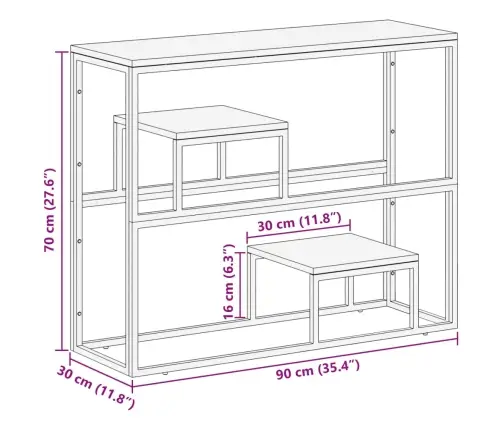Konsolinis Staliukas, Nerūdijantis Plienas Ir Akacija