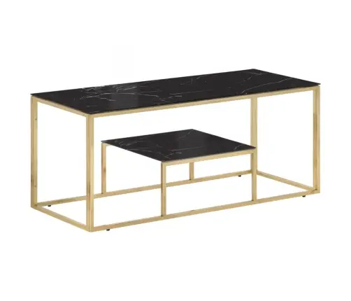 Kohvilaud, Kuldne, Roostevaba Teras Ja Karastatud Klaas