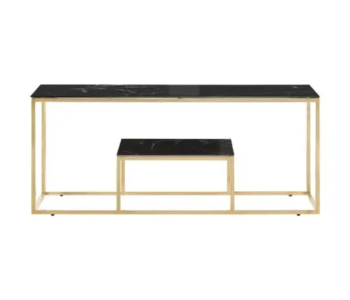 Kohvilaud, Kuldne, Roostevaba Teras Ja Karastatud Klaas