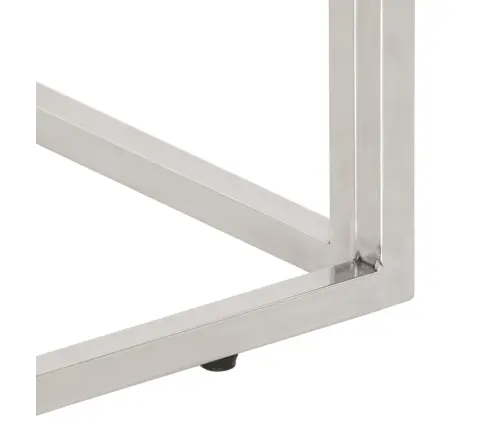 Kohvilaud, Hõbedane, Roostevaba Teras Ja Akaatsiapuit