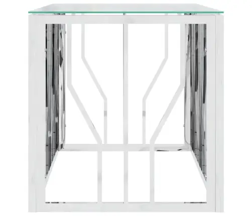 Kavos Staliukas, 110X45X45cm Nerūdijantis Plienas Ir Stiklas