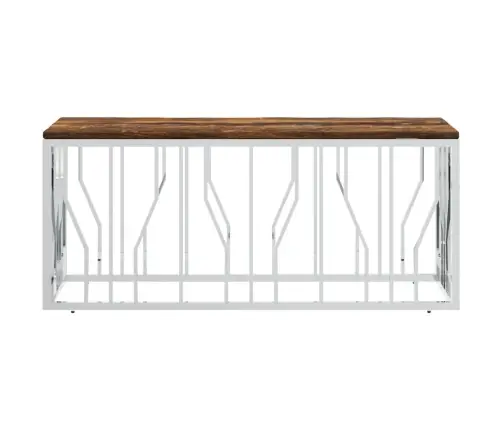 Kohvilaud, Roostevaba Teras Ja Taastatud Puit