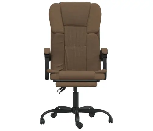 Biroja Krēsls, Atgāžams, Brūns Audums Vidaxl