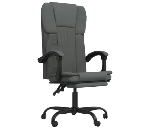 Atlošiama Biuro Kėdė, Tamsiai Pilkos Spalvos, Audinys