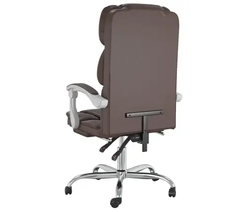 Atlošiama Biuro Kėdė, Rudos Spalvos, Dirbtinė Oda