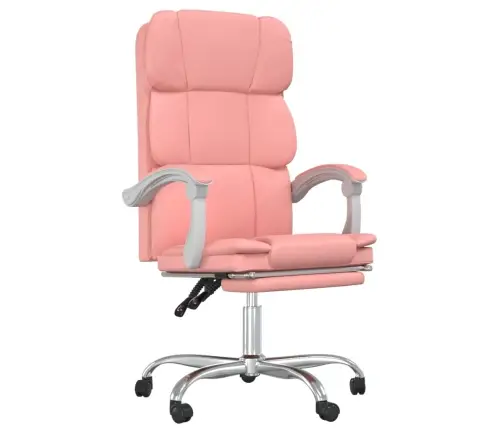 Reguleeritav Kontoritool, Roosa, Kunstnahk