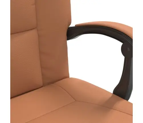 Biroja Krēsls, Atgāžams, Brūna Mākslīgā Āda Vidaxl