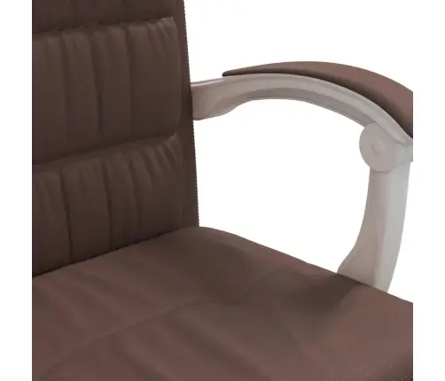 Atlošiama Biuro Kėdė, Rudos Spalvos, Dirbtinė Oda