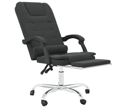 Biroja Masāžas Krēsls, Melna Mākslīgā Āda Vidaxl