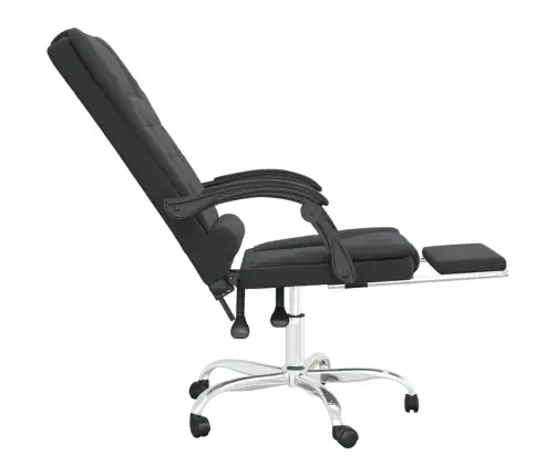 Biroja Masāžas Krēsls, Melna Mākslīgā Āda Vidaxl