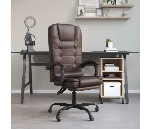 Biroja Masāžas Krēsls, Brūna Mākslīgā Āda Vidaxl