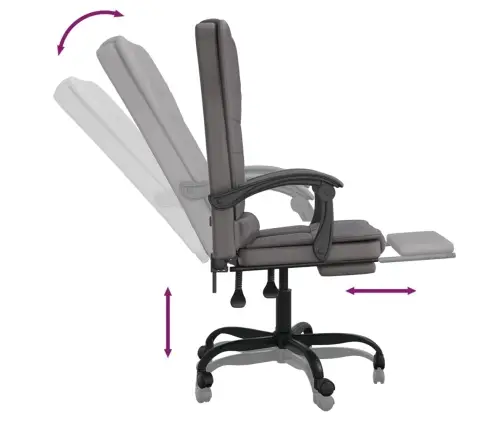 Massaaži Kontoritool, Hall, Kunstnahk