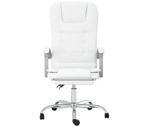 Massaaži Kontoritool, Valge, Kunstnahk