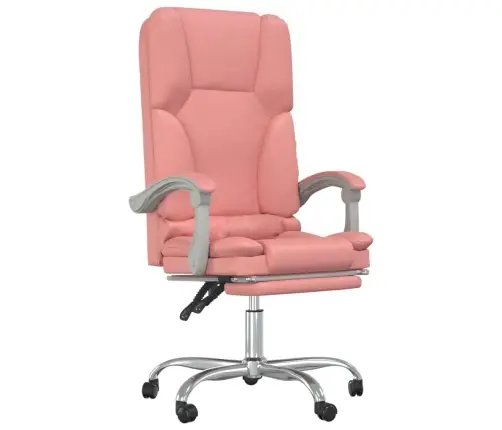 Biroja Masāžas Krēsls, Rozā Mākslīgā Āda Vidaxl