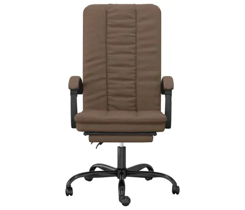 Biroja Krēsls, Atgāžams, Brūns Audums Vidaxl