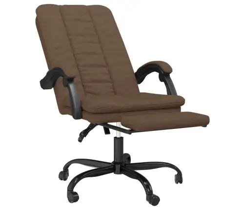 Biroja Krēsls, Atgāžams, Brūns Audums Vidaxl