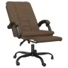 Biroja Krēsls, Atgāžams, Brūns Audums Vidaxl