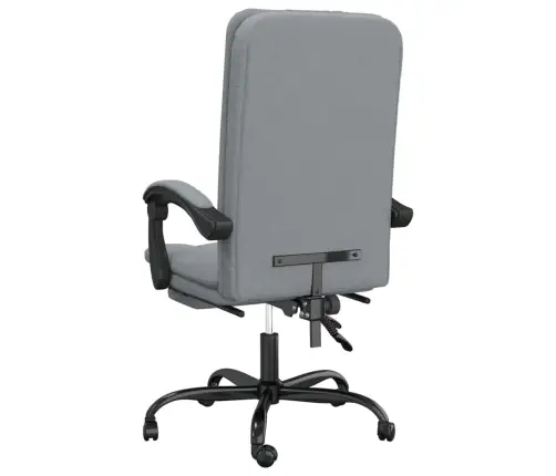 Atlošiama Biuro Kėdė, Šviesiai Pilkos Spalvos, Audinys