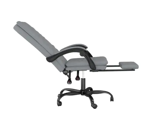 Atlošiama Biuro Kėdė, Šviesiai Pilkos Spalvos, Audinys