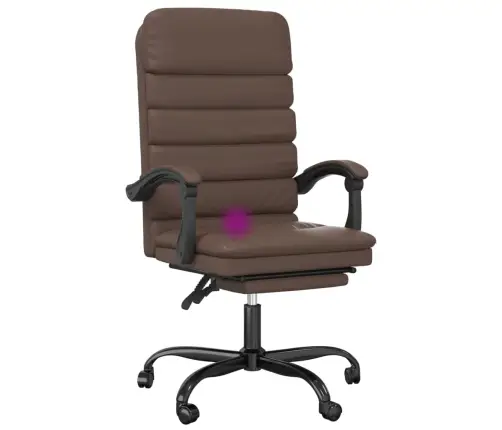 Biroja Masāžas Krēsls, Brūna Mākslīgā Āda Vidaxl