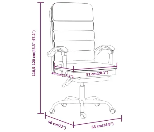 Biroja Masāžas Krēsls, Rozā Mākslīgā Āda Vidaxl