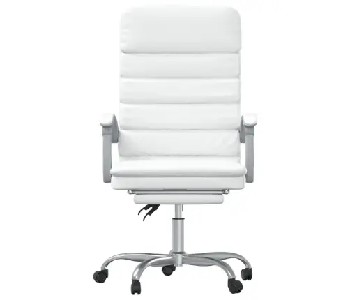 Biroja Masāžas Krēsls, Balta Mākslīgā Āda Vidaxl