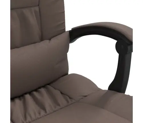 Atlošiama Biuro Kėdė, Rudos Spalvos, Dirbtinė Oda