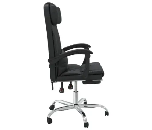 Biroja Masāžas Krēsls, Melna Mākslīgā Āda Vidaxl