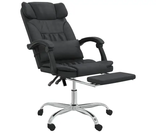 Biroja Masāžas Krēsls, Melna Mākslīgā Āda Vidaxl